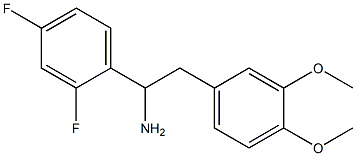 1-(2,4-difluorophenyl)-2-(3,4-dimethoxyphenyl)ethan-1-amine Structure