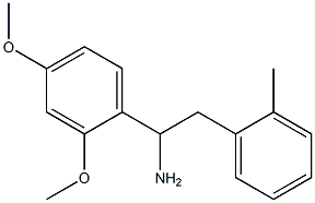 1-(2,4-dimethoxyphenyl)-2-(2-methylphenyl)ethan-1-amine 구조식 이미지