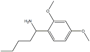 1-(2,4-dimethoxyphenyl)pentan-1-amine Structure
