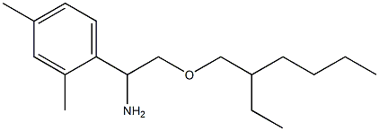 1-(2,4-dimethylphenyl)-2-[(2-ethylhexyl)oxy]ethan-1-amine Structure