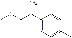 1-(2,4-dimethylphenyl)-2-methoxyethanamine 구조식 이미지