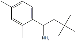 1-(2,4-dimethylphenyl)-3,3-dimethylbutan-1-amine Structure