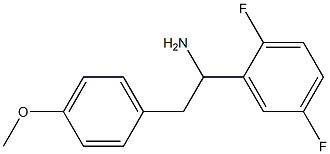 1-(2,5-difluorophenyl)-2-(4-methoxyphenyl)ethan-1-amine Structure