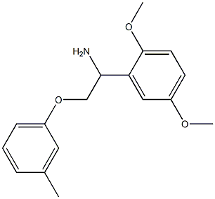 1-(2,5-dimethoxyphenyl)-2-(3-methylphenoxy)ethanamine Structure