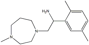 1-(2,5-dimethylphenyl)-2-(4-methyl-1,4-diazepan-1-yl)ethan-1-amine Structure