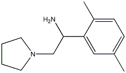 1-(2,5-dimethylphenyl)-2-pyrrolidin-1-ylethanamine Structure