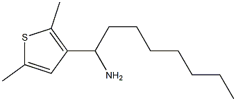 1-(2,5-dimethylthiophen-3-yl)octan-1-amine 구조식 이미지