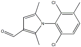 1-(2,6-dichloro-3-methylphenyl)-2,5-dimethyl-1H-pyrrole-3-carbaldehyde Structure