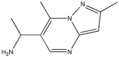 1-(2,7-dimethylpyrazolo[1,5-a]pyrimidin-6-yl)ethanamine Structure