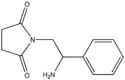 1-(2-amino-2-phenylethyl)pyrrolidine-2,5-dione 구조식 이미지