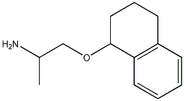 1-(2-aminopropoxy)-1,2,3,4-tetrahydronaphthalene Structure