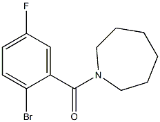 1-(2-bromo-5-fluorobenzoyl)azepane Structure