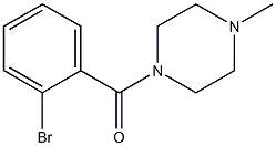 1-(2-bromobenzoyl)-4-methylpiperazine Structure