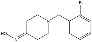 1-(2-bromobenzyl)piperidin-4-one oxime 구조식 이미지