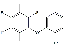 1-(2-bromophenoxy)-2,3,4,5,6-pentafluorobenzene Structure