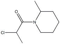 1-(2-chloropropanoyl)-2-methylpiperidine Structure