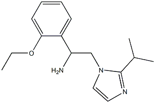 1-(2-ethoxyphenyl)-2-[2-(propan-2-yl)-1H-imidazol-1-yl]ethan-1-amine 구조식 이미지