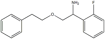 1-(2-fluorophenyl)-2-(2-phenylethoxy)ethan-1-amine 구조식 이미지