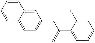 1-(2-iodophenyl)-2-(quinolin-2-yl)ethan-1-one Structure