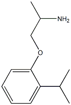 1-(2-isopropylphenoxy)propan-2-amine 구조식 이미지