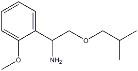 1-(2-methoxyphenyl)-2-(2-methylpropoxy)ethan-1-amine Structure