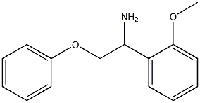 1-(2-methoxyphenyl)-2-phenoxyethanamine 구조식 이미지