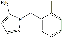 1-(2-methylbenzyl)-1H-pyrazol-5-amine Structure