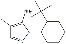 1-(2-tert-butylcyclohexyl)-4-methyl-1H-pyrazol-5-amine 구조식 이미지