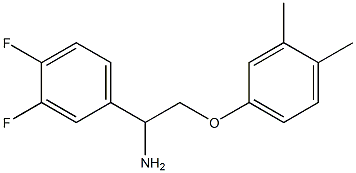 1-(3,4-difluorophenyl)-2-(3,4-dimethylphenoxy)ethanamine Structure