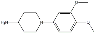 1-(3,4-dimethoxyphenyl)piperidin-4-amine Structure