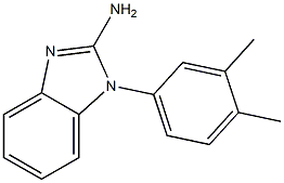 1-(3,4-dimethylphenyl)-1H-1,3-benzodiazol-2-amine Structure