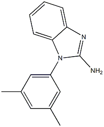 1-(3,5-dimethylphenyl)-1H-1,3-benzodiazol-2-amine Structure