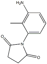 1-(3-amino-2-methylphenyl)pyrrolidine-2,5-dione 구조식 이미지