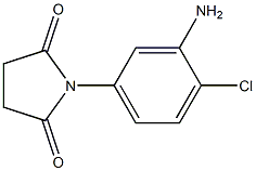 1-(3-amino-4-chlorophenyl)pyrrolidine-2,5-dione 구조식 이미지