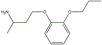 1-(3-aminobutoxy)-2-propoxybenzene Structure