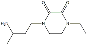 1-(3-aminobutyl)-4-ethylpiperazine-2,3-dione Structure