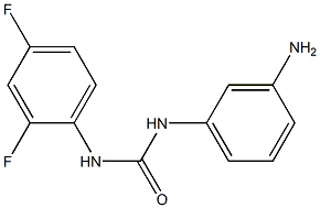 1-(3-aminophenyl)-3-(2,4-difluorophenyl)urea 구조식 이미지