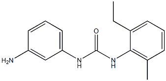 1-(3-aminophenyl)-3-(2-ethyl-6-methylphenyl)urea Structure