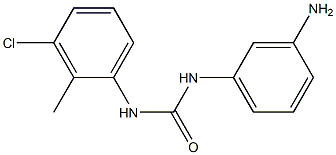 1-(3-aminophenyl)-3-(3-chloro-2-methylphenyl)urea Structure