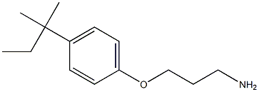 1-(3-aminopropoxy)-4-(2-methylbutan-2-yl)benzene Structure