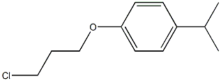 1-(3-chloropropoxy)-4-(propan-2-yl)benzene Structure