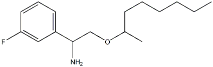 1-(3-fluorophenyl)-2-(octan-2-yloxy)ethan-1-amine Structure