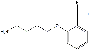 1-(4-aminobutoxy)-2-(trifluoromethyl)benzene 구조식 이미지