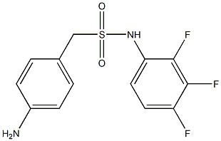 1-(4-aminophenyl)-N-(2,3,4-trifluorophenyl)methanesulfonamide 구조식 이미지