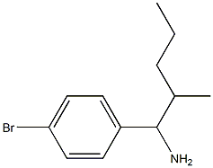 1-(4-bromophenyl)-2-methylpentan-1-amine Structure