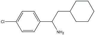 1-(4-chlorophenyl)-2-cyclohexylethan-1-amine Structure