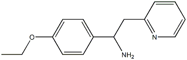 1-(4-ethoxyphenyl)-2-(pyridin-2-yl)ethan-1-amine Structure