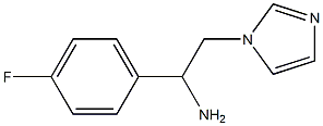 1-(4-fluorophenyl)-2-(1H-imidazol-1-yl)ethanamine Structure