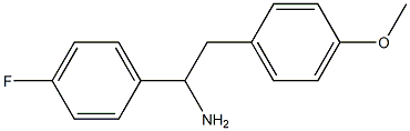 1-(4-fluorophenyl)-2-(4-methoxyphenyl)ethanamine 구조식 이미지