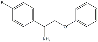 1-(4-fluorophenyl)-2-phenoxyethanamine 구조식 이미지